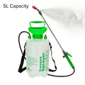 Garden Pressure Sprayer 1.32 Gallon Hand Pump Sprayer with Shoulder Strap Adjustable Nozzle for Plant Watering Lawn Care Pest