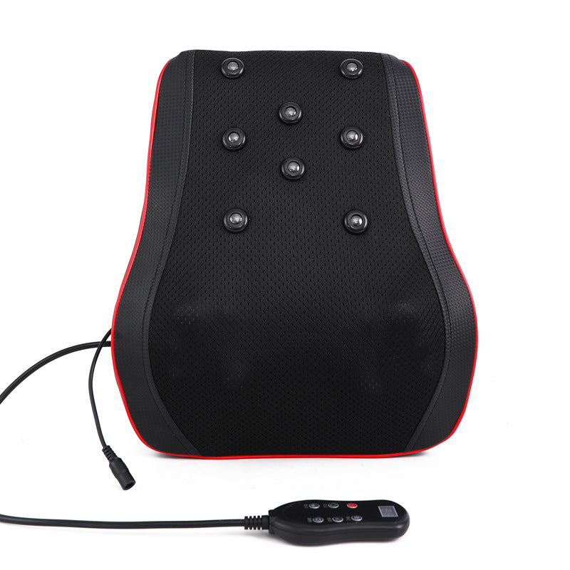 Household Vehicle Mounted Vibration Pillow Cervical Vertebra Back Massager