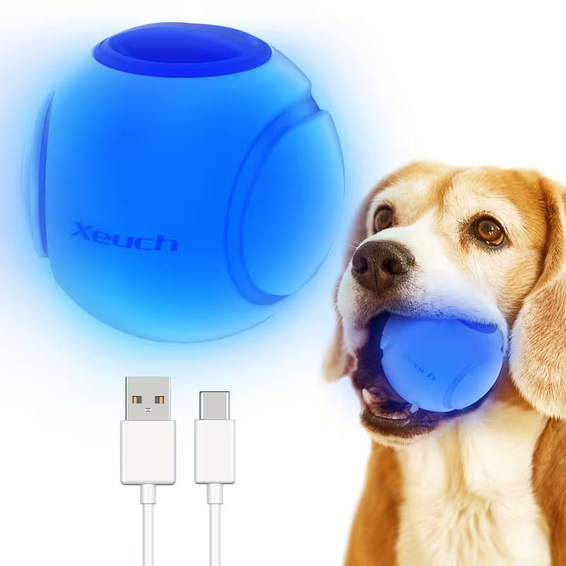 Dog Toy 2.5-Inch Motion-Activated LED Ball with USB-Rechargeable Battery for Night Fetch and Chase — image 13