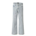 Embroidery Wash Denim Trousers For Men