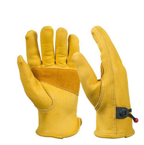Cowhide Leather Security Protection Wear Safety Working Welding Warm Gloves - V.I.P Digital Presence