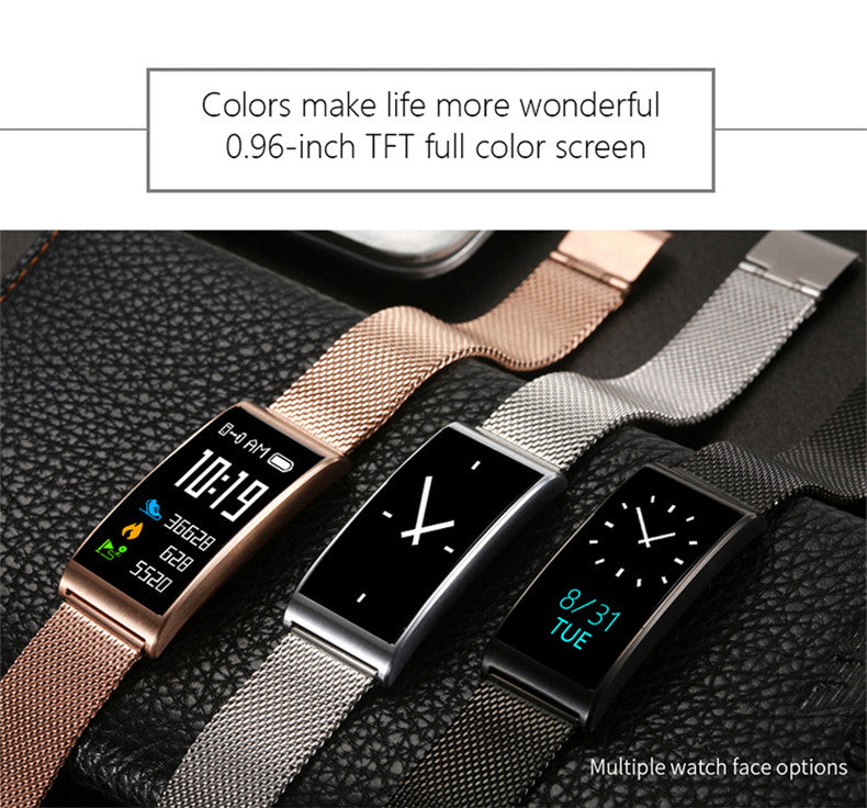 X3 Color Touch Smart Bracelet Bluetooth 4.0 Smart Band Heart Rate Blood Pressure Monitor IP68 waterproof Swimming Call reminder - V.I.P Digital Presence