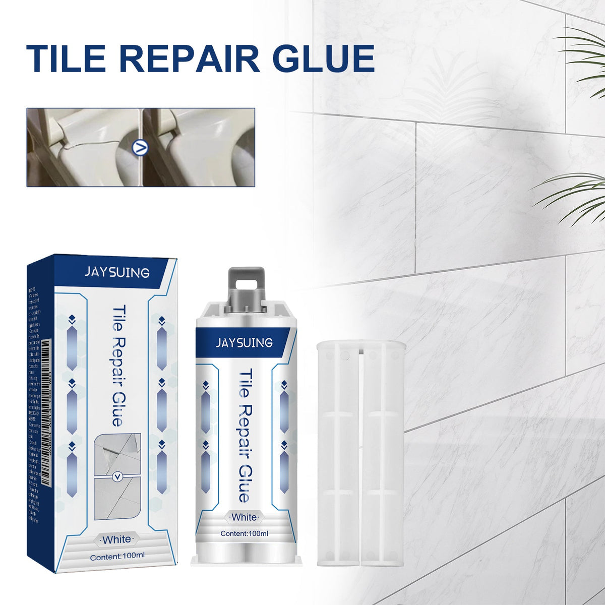 Casting Glue Household Tile Casting Repair Transparent Waterproof High Temperature Resistant Metal Plastic Welding Agent