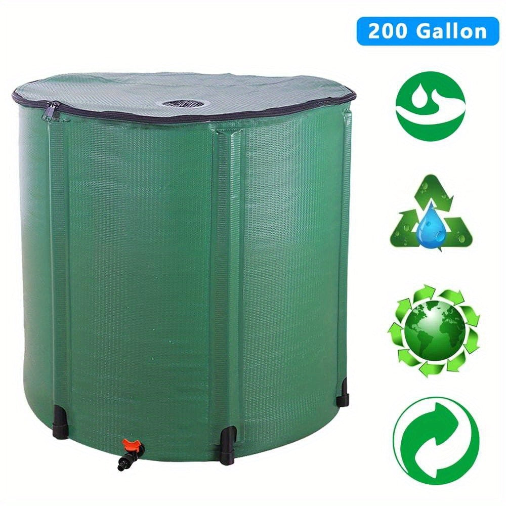 Rain Barrel Collapsible 50 & 100 Gallon Outdoor Water Storage Tank with Spigot & Mesh Top — image 10