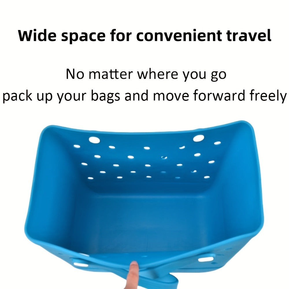 EVA Beach Bag for Women with Drainage Holes Waterproof Tote Bag Summer Outdoor Camping Shopping Travel Bag with Cute Decorati