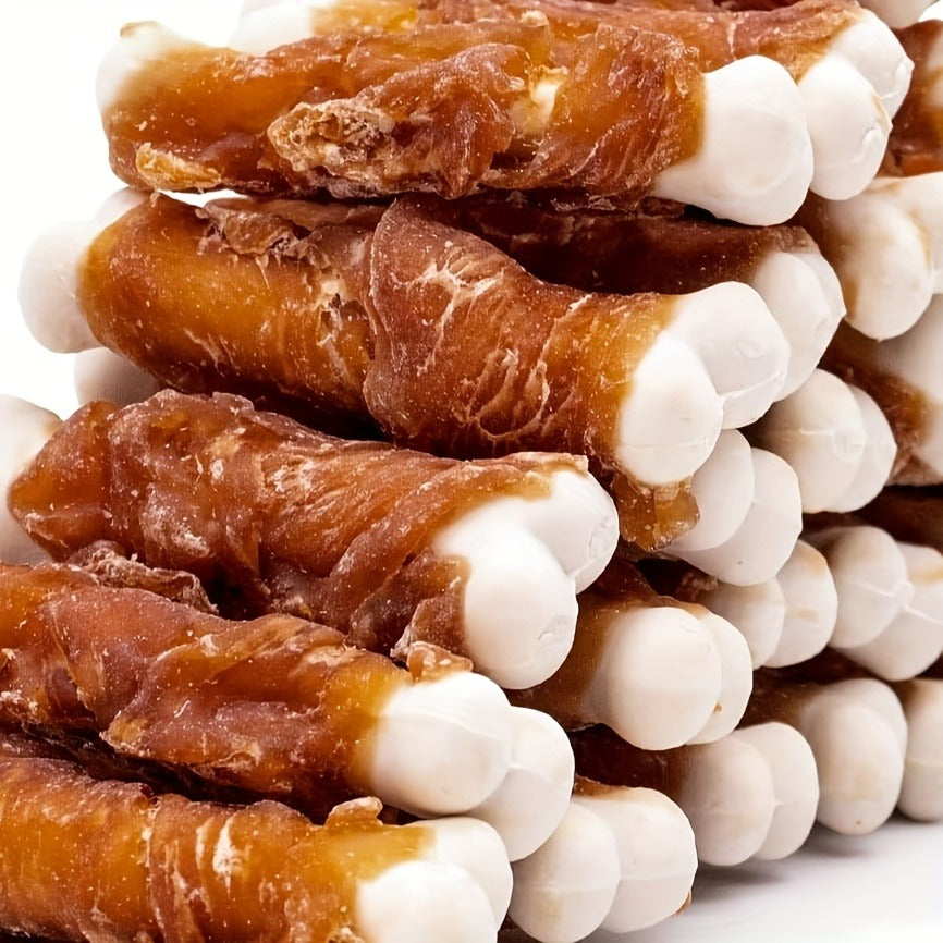 Dog Treats Duck-Wrapped Chew Pieces or Dried Chicken Breast in Two 203g Flavor Options for Dog Reward Use — image 14
