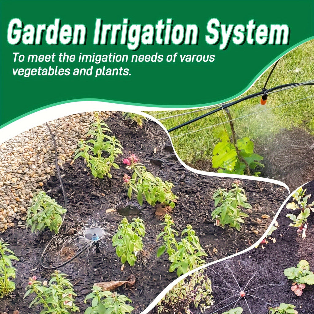 226FT Drip Irrigation Kit – Automatic Plant Watering System with Adjustable Nozzles for Garden & Greenhouse — image 7