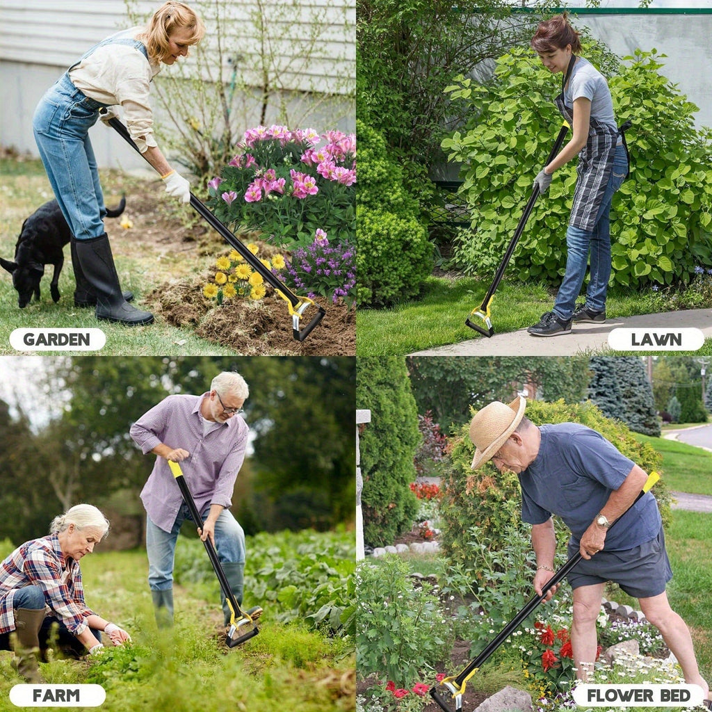 Adjustable Stirrup Hoe Garden Tool with Loop Head, Sectional Handle and 4.5-, 6- or 7.5-Foot Lengths — image 11