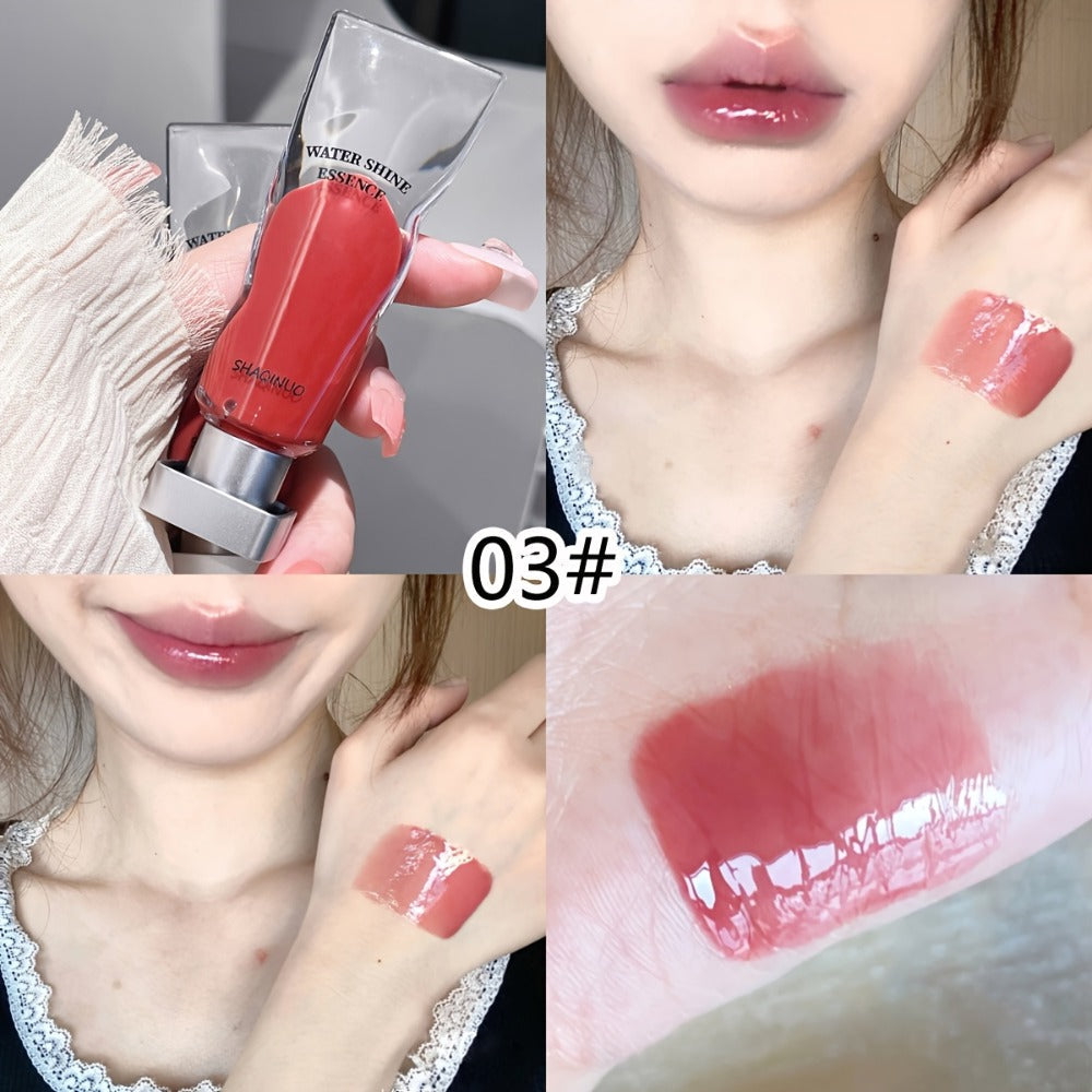 Five-Piece SHAQINUO Water-Shine Lip Gloss Set with Contoured Squeeze Tubes in Shades 01 through 05 — image 14