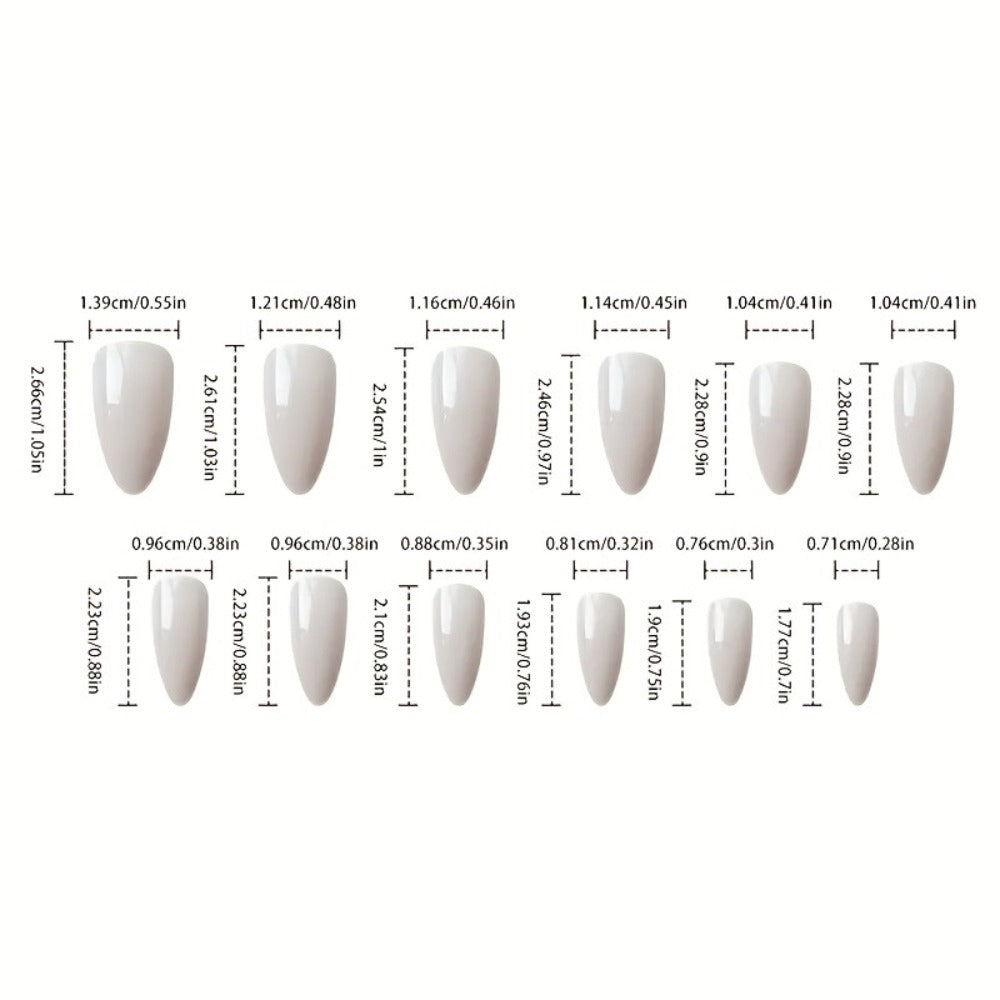 Press On Nails 375-Piece Kit with 360 Assorted Nails, Bracelet and 14-Piece Nail Art Tool Set — image 5