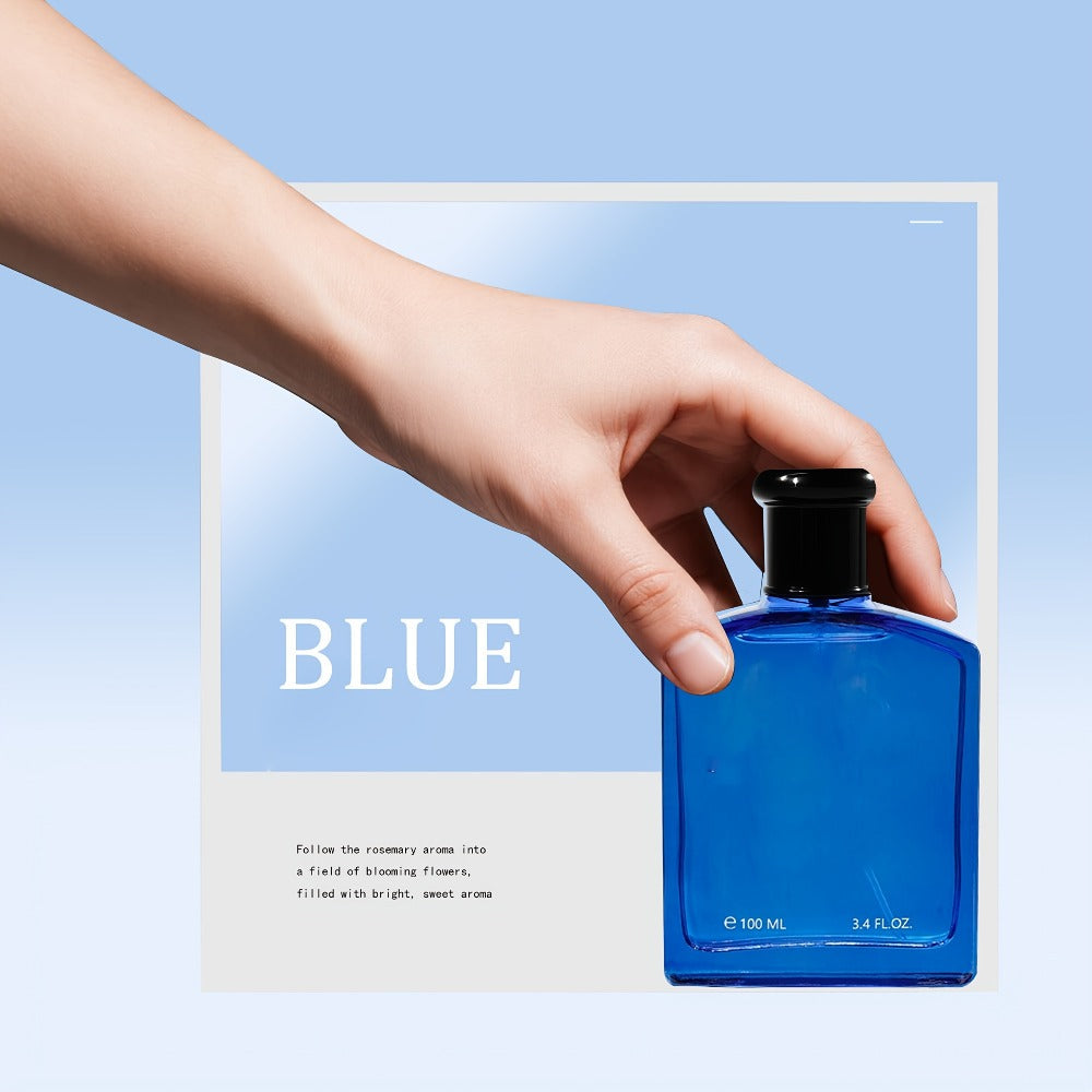 Men's Eau de Toilette Spray - Blue Woody Masculine Fragrance EDT Cologne for Men Daily Use Dates Parties Holiday Gift — image