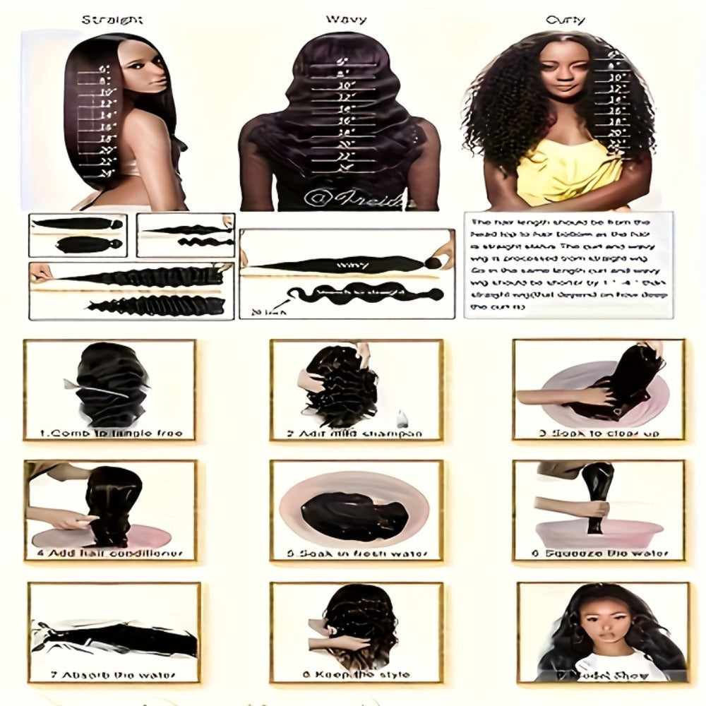 Synthetic Wig 28-Inch Big-Wave Curly Headband Style in Dark Brown or Black for Parties and Weddings — image 19