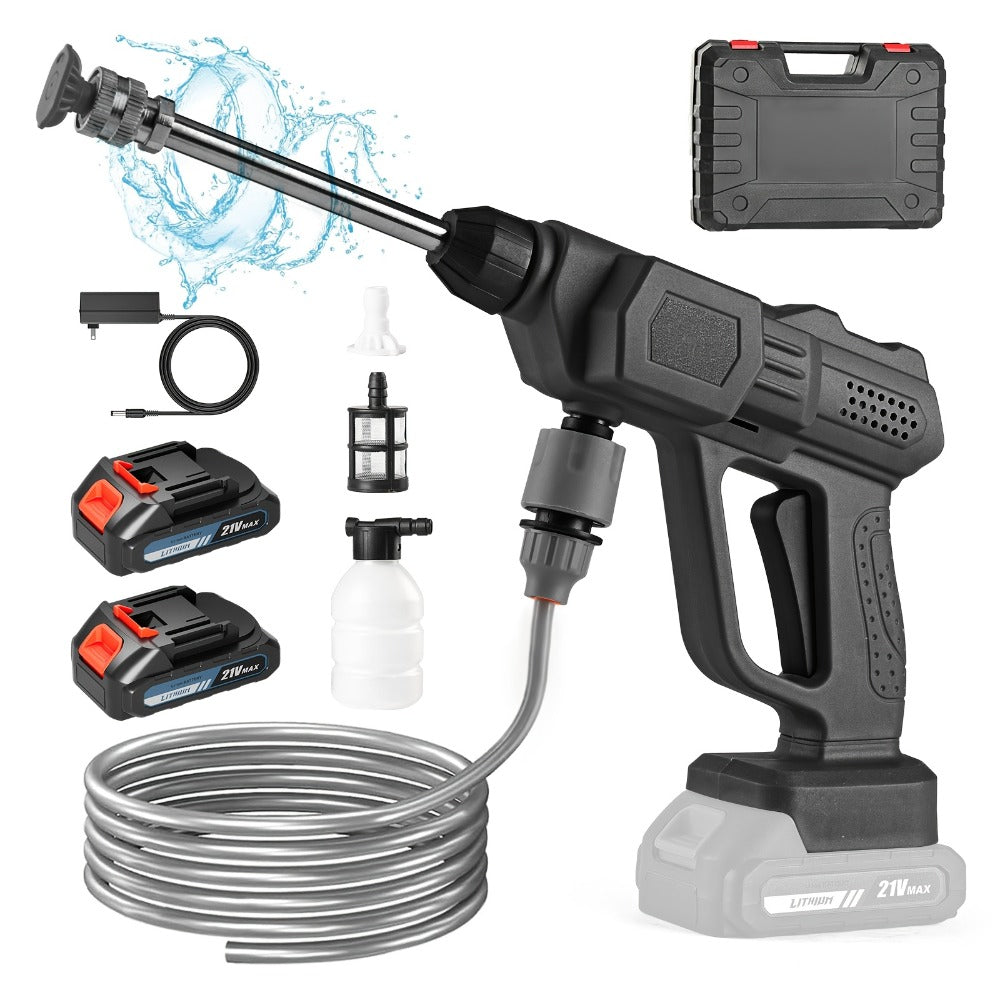 Car Pressure Washer with 500 PSI Listing, 6-in-1 Spray Nozzle, 5m Hose and One or Two Batteries — image 4