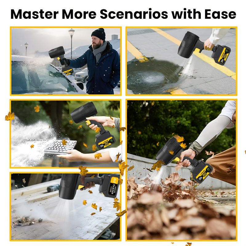 Cordless 3-in-1 Pole Saw, Mini Chainsaw and Blower Set in Yellow, Red-Black or Black Packages — image 15