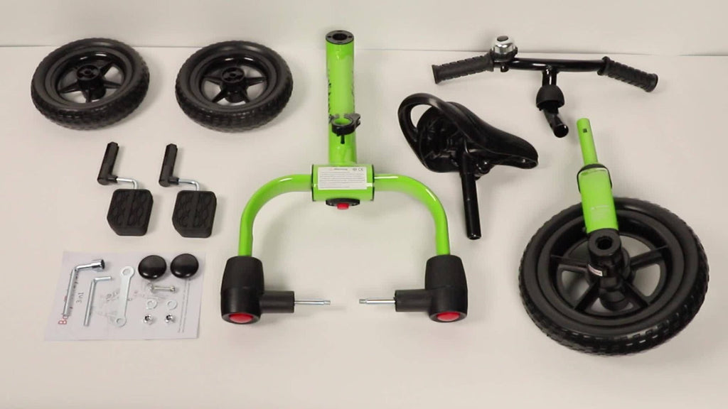 3-in-1 Foldable Toddler Tricycle Balance Bike with Detachable Pedals with the Listed Color, Size or Set Options for Everyday 