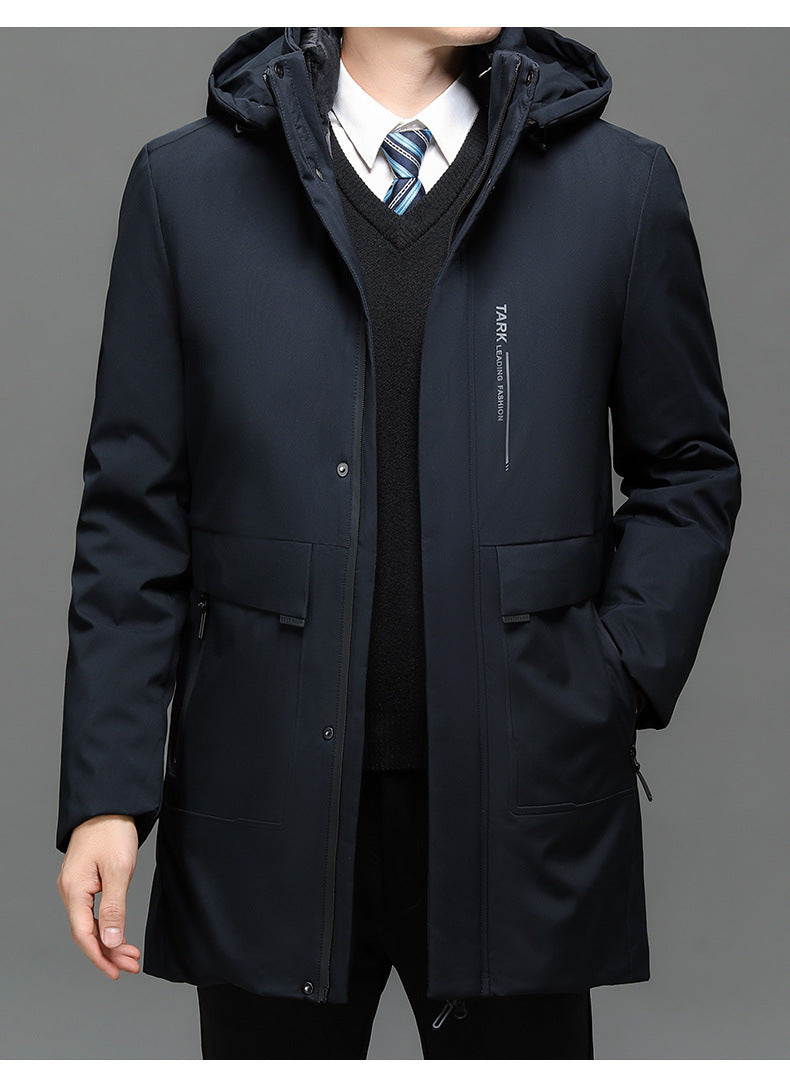 Men's Thickened Detachable Liner Thermal Cotton Padded Jacket