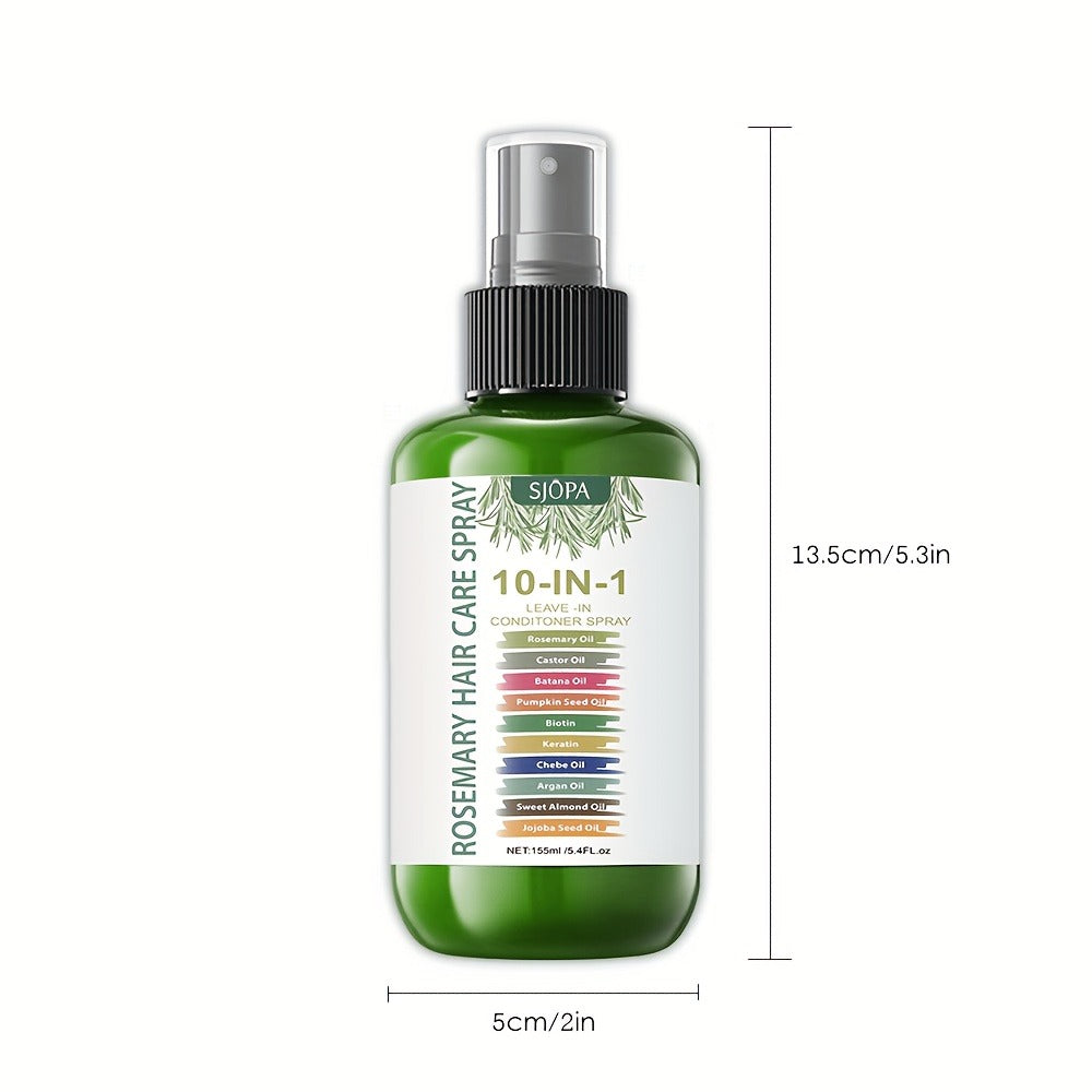 10-in-1 Molecular Leave-In Hair Mask with Argan Oil, Keratin & Coconut Oil for Bath Time, Home Spa and Personal Care — image 