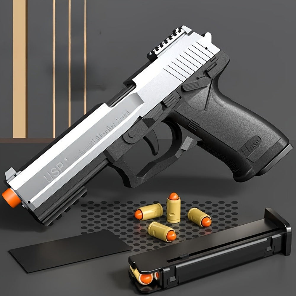 USP Bullet Toy Gun Pistol with Shell Ejecting, Continuous Rapid-Fire Foam Blaster for Boys & Girls — image 7