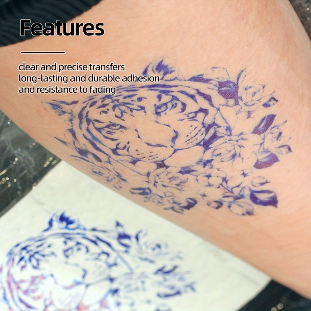 Tattoo Transfer Paper 100 Sheets 4-Layer Thermal Stencil, Sharp Precise Design Transfer, Hand Drawing & — image 8