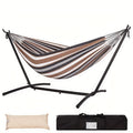 Hammock and Steel Stand Set with Pillow, Carry Case, Eight Colors and 450 lb Load-Limit Marking — image 4