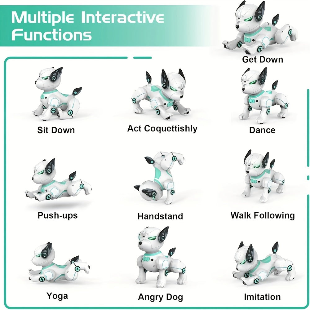 Robot Dog Toy for Kids Upgraded Intelligent Electronic Pet with the Listed Color, Size or Set Options for Everyday Use — imag