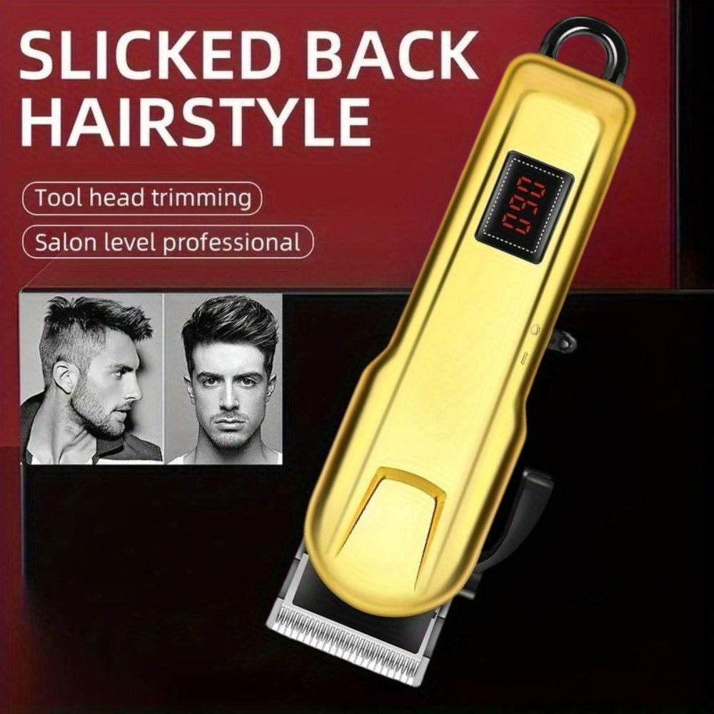 Hair Clipper Cordless USB-Rechargeable Set with Adjustable Blade, Four Guide Combs and Three Style Options — image 10