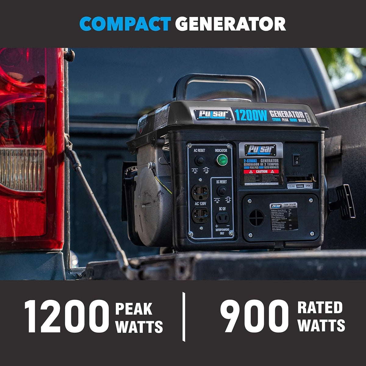 Portable Generator Gas Powered, Camping Emergency Tailgating Outdoor for Garden, Patio and Yard Use — image 21