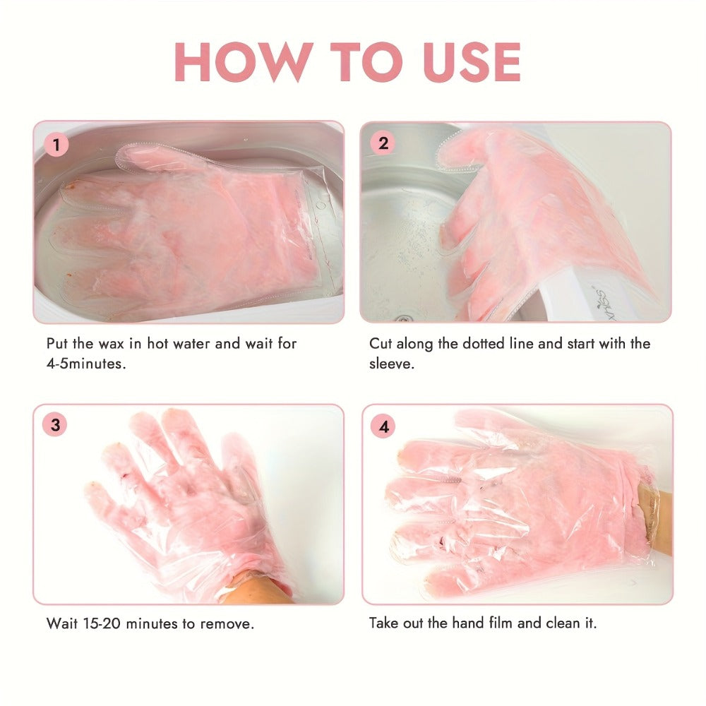 Paraffin Wax Moisturizing Hand & Foot Mask WAXKISS – Non-Greasy Skin Softening Treatment Lavender & Grapefruit Scent — image 