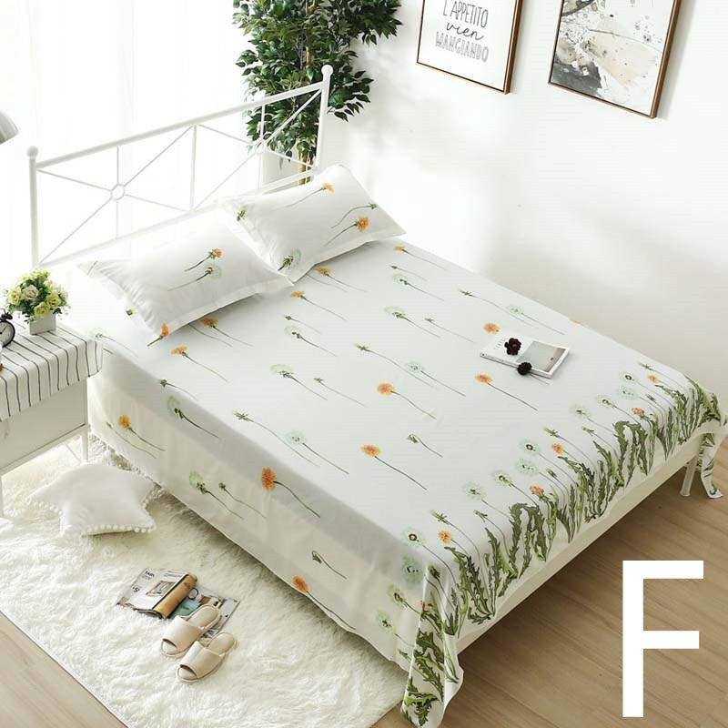 Single Double Bed  Flat Sheet Bedding