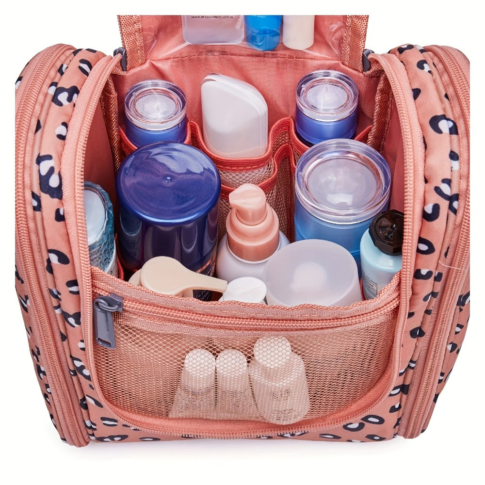 Toiletry Bag Hanging Large-Capacity Makeup Organizer with Hook, Multiple Compartments and 16 Print Options — image 9