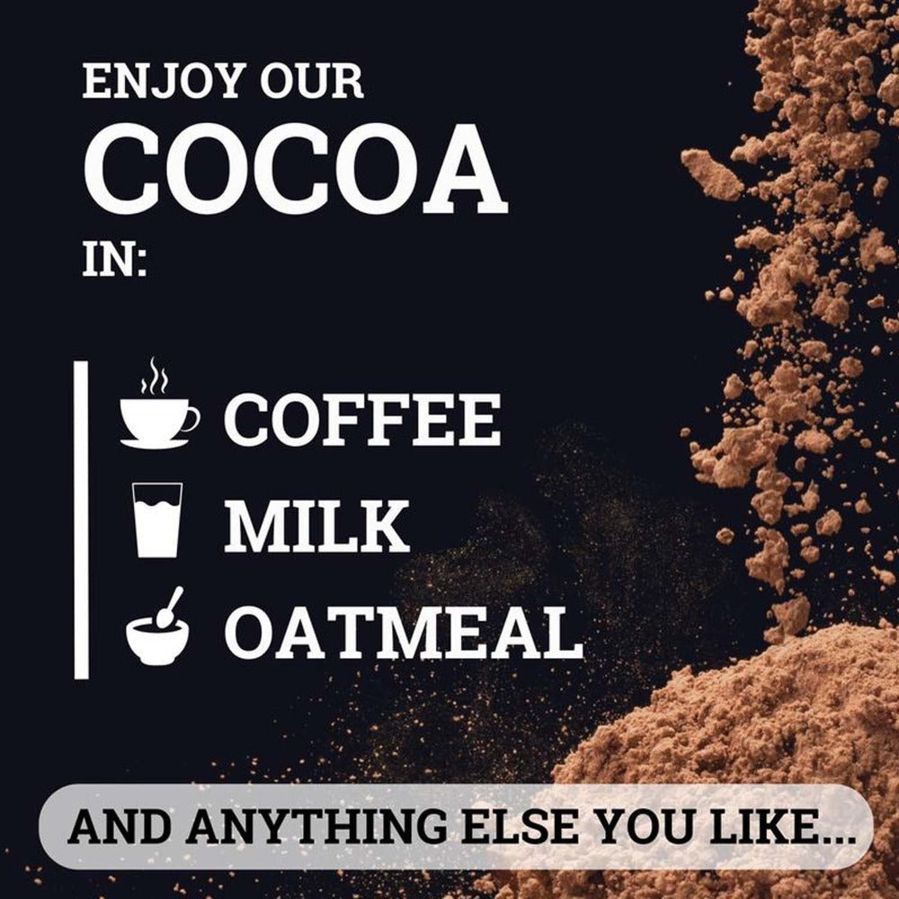High Flavanol Cocoa Powder 1200mg Per Serving, Cocoa Flavanols & Epicatechin, Unsweetened Dark Chocolate Cacao Powder for Bak