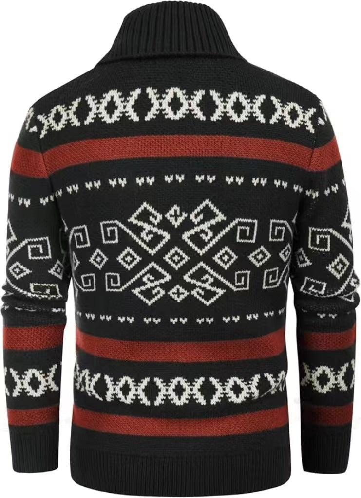 Slim-fit High-quality Men's Knit Cardigan