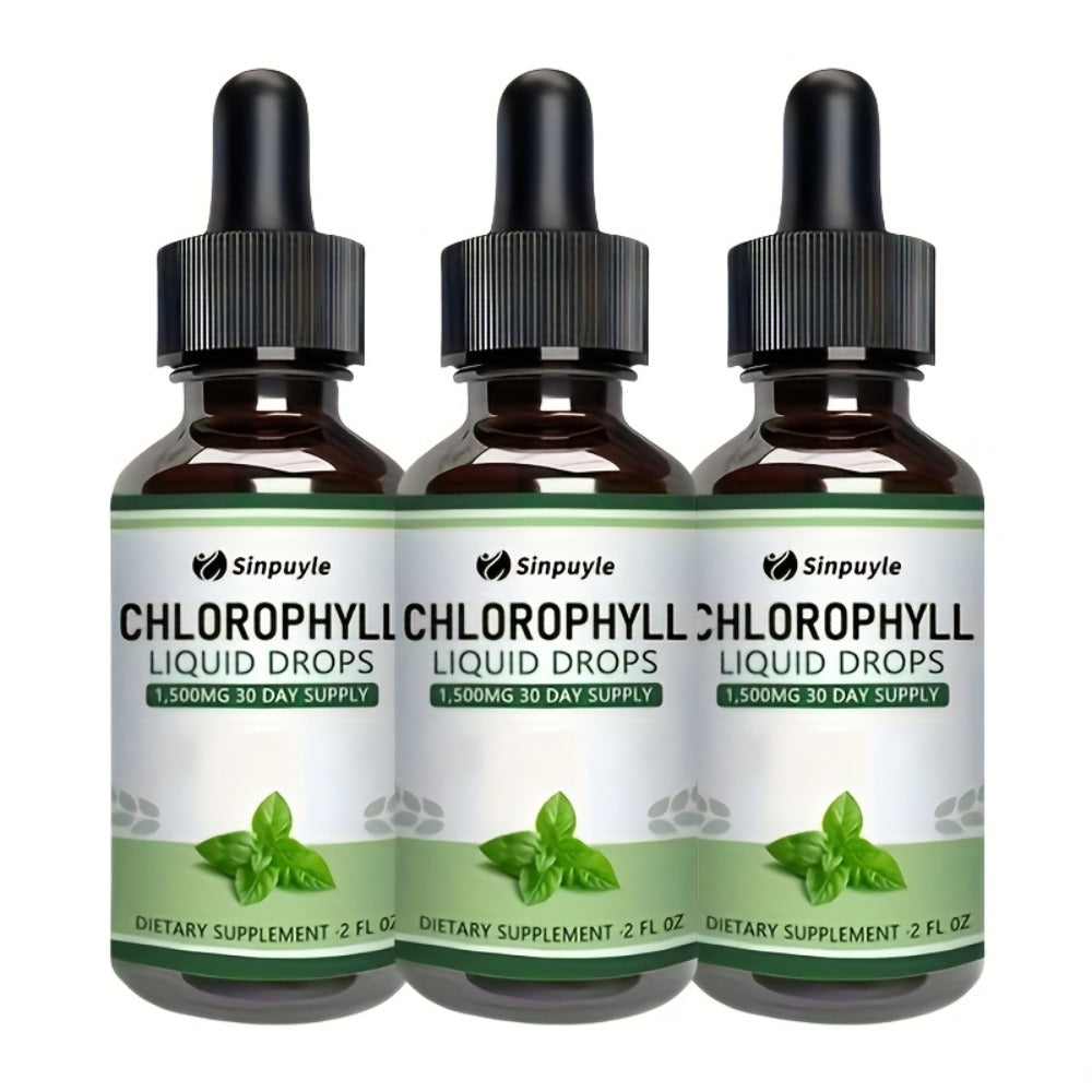 Chlorophyll Liquid Drops, Immune Support, Internal Deodoriser & Skin Health Supplement, Natural Mint Flavour — image 5