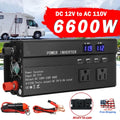 Portable 12V DC to 110V AC Power Inverter with LCD Display, Cooling Fan and 6600W Checkout Label — image 14