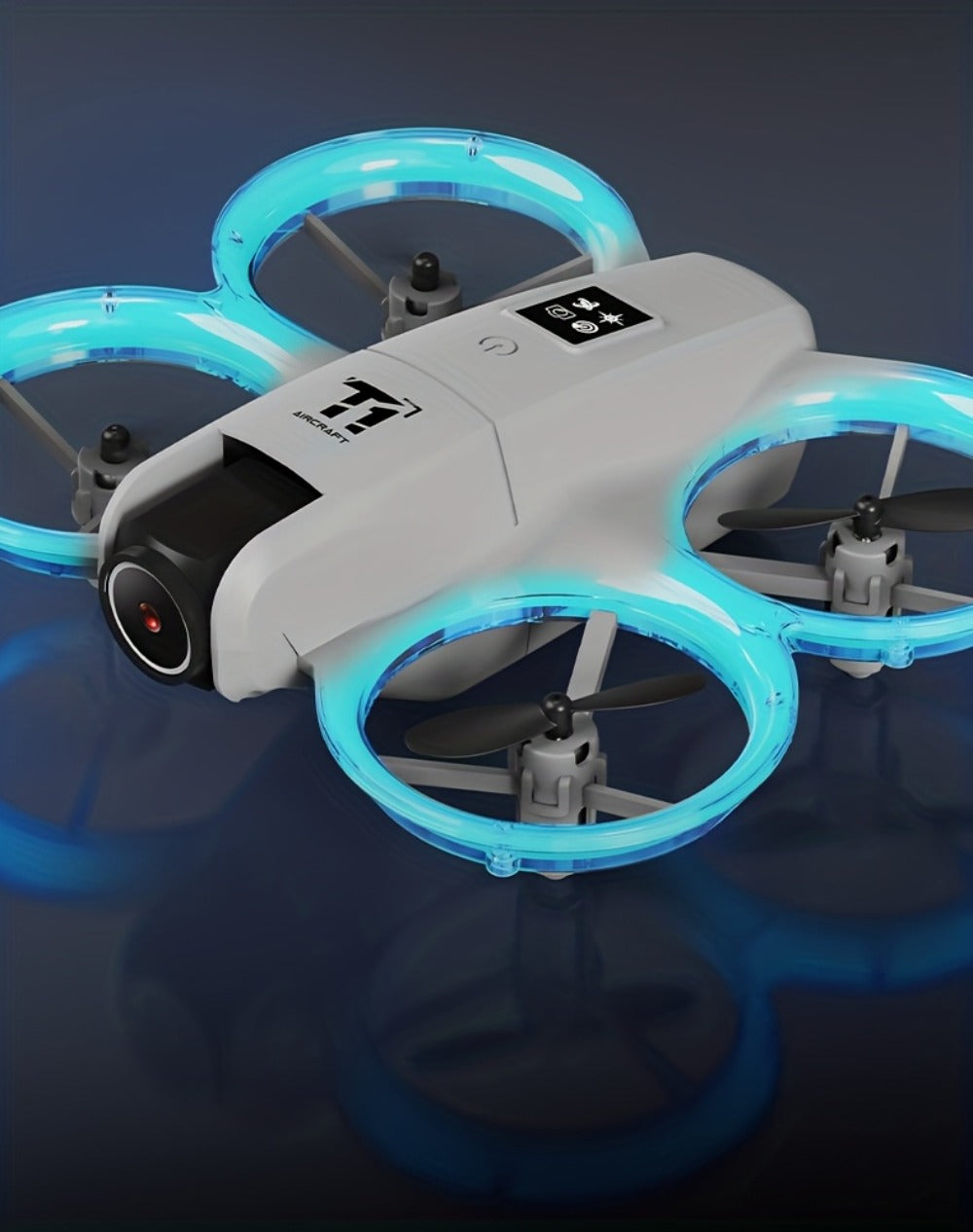 180° Rotating Dual Camera Drone Optical Flow Positioning Gyroscope Stabilization 360° Roll One-Button Takeoff Landing Calibra