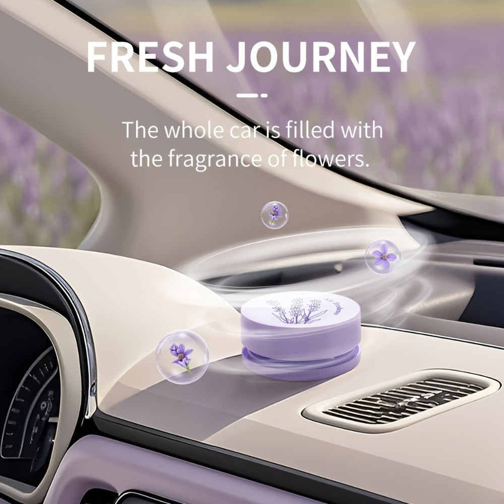 Car Air Freshener 2-Pack Solid Fragrance Jars in Cherry, Lavender, Lime, Rose or Sweet Orange — image 4