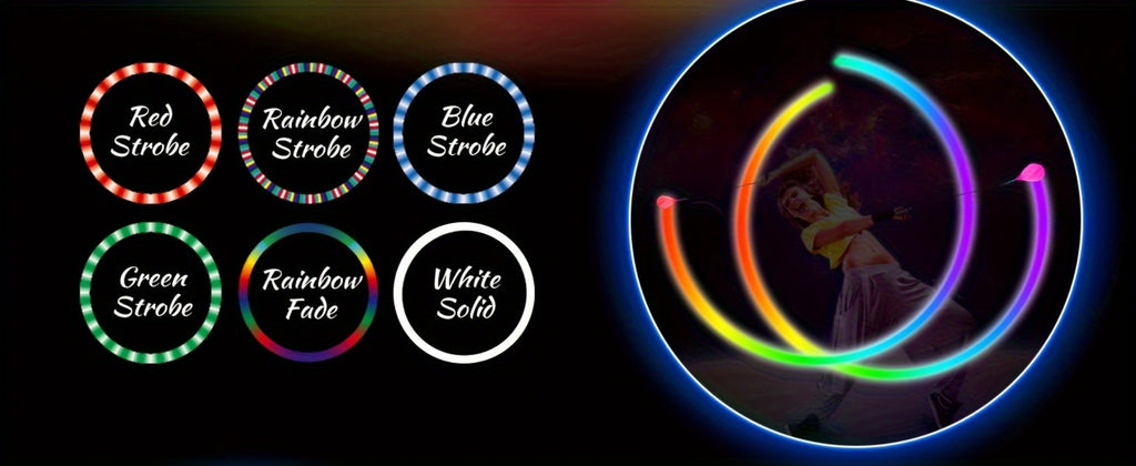 Glow Poi Balls LED Spinning Set 1 Pair with the Listed Color, Size or Set Options for Everyday Use — image 12