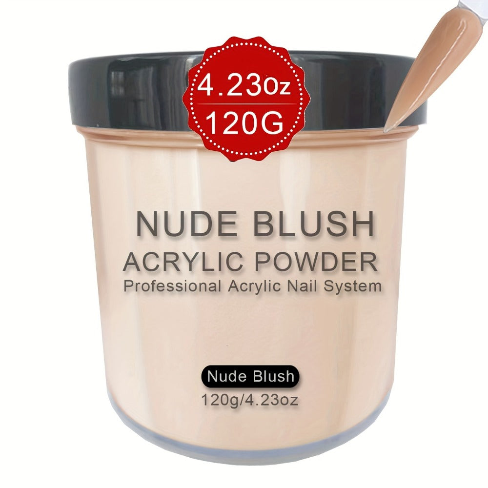 120g Acrylic Nail Powder Jar in Nude Blush, Beige or Beige Nude for Use with Compatible Acrylic Liquid — image 2