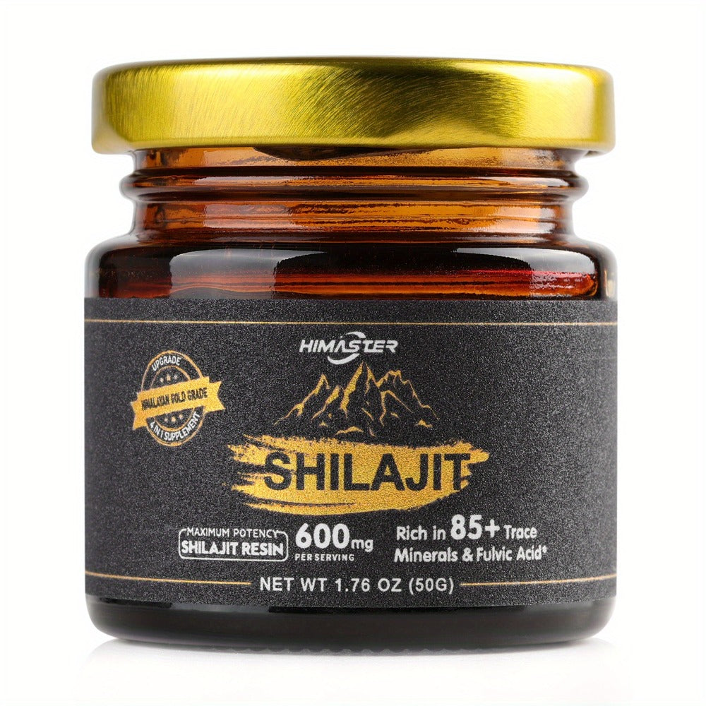 Himalayan Shilajit Resin Gold Grade, 85+ Trace Minerals & High Fulvic Acid for Bath Time, Home Spa and Personal Care — image 