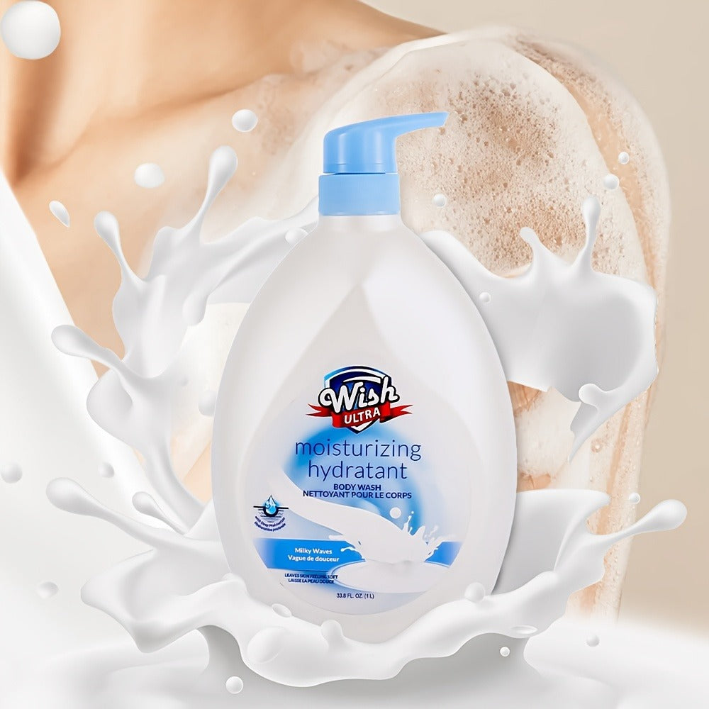 Moisturizing Body Wash 2-Pack 33.8 fl oz Each – Deep Cleansing Shower Gel for Women & Men, Long-Lasting Scent, Hydrating Form