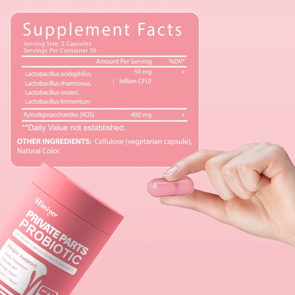 Women's Probiotic Capsules with Lactobacillus Acidophilus & Rhamnosus for Intimate Flora Balance — image 2