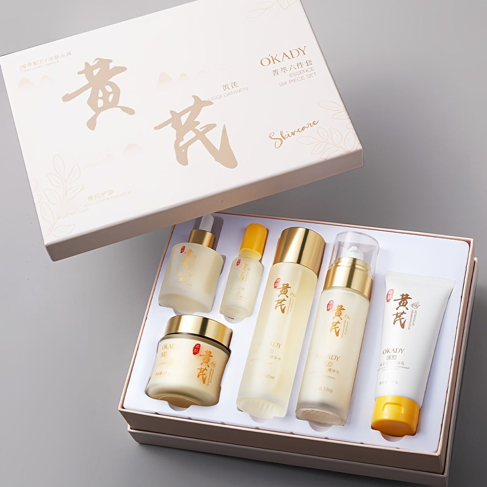 Astragalus Skincare Set 6pcs Antioxidant, Face Cream Essence Cleanser Toner Eye Cream Sleep Mask — image 8