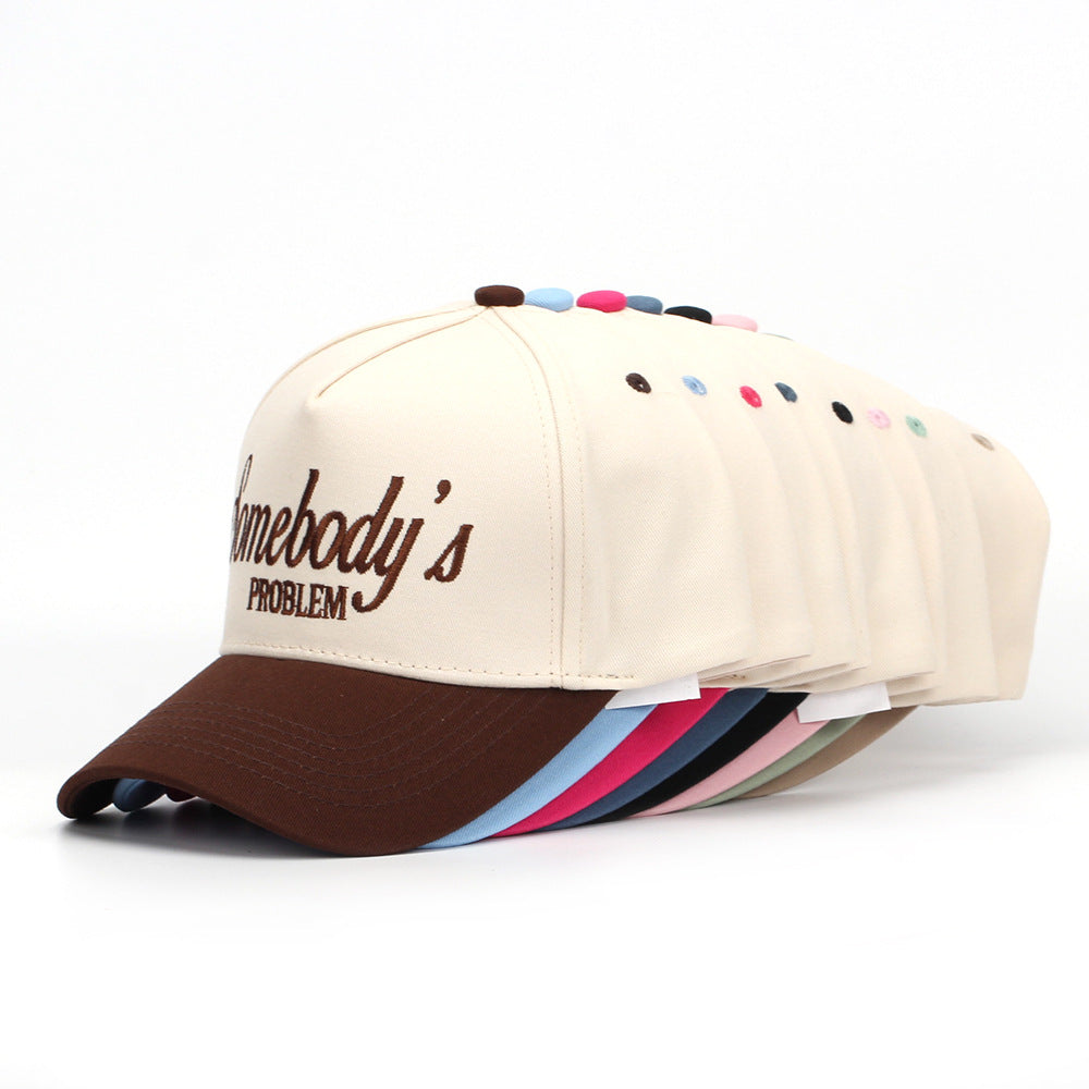 Breathable Sun Visor Cap With English Letters
