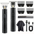 Electric Hair Clipper & Beard Trimmer Set for Men – USB Rechargeable Cordless Haircut Kit with 4 Guide Combs | Professional H