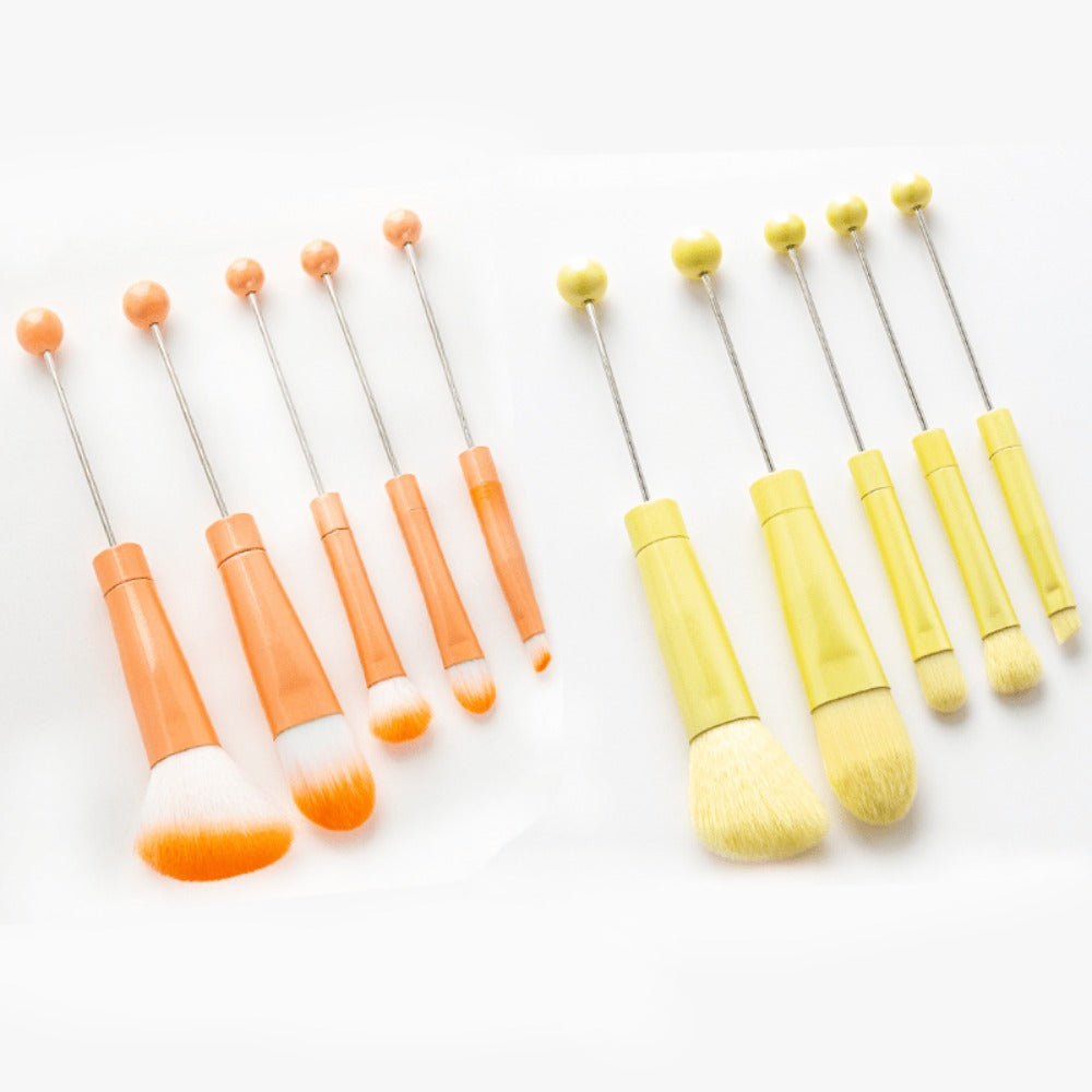Makeup Brush Set, 10-Piece Bead-Ready ABS Handle Collection with Polyester Bristles and Eleven Color Options — image 14