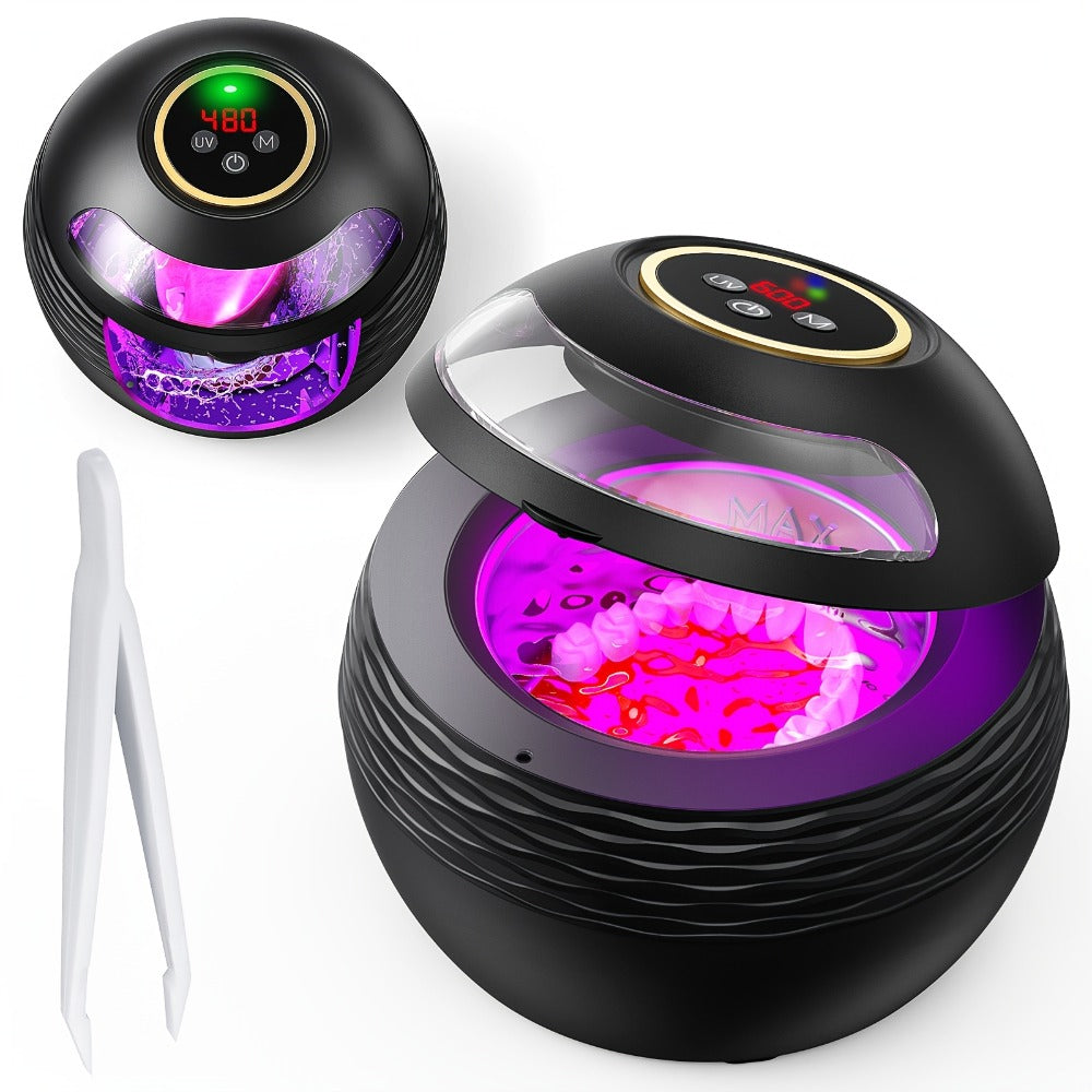 45 kHz Round Ultrasonic Cleaner with Four Timer Modes and Three Color Options for Small Items — image 6