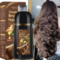 Ammonia-Free Herbal Hair Color Shampoo 3-in-1 Colors in 15 Minutes Lasts 30 Days – Semi Permanent Gray Coverage Moisturizing 