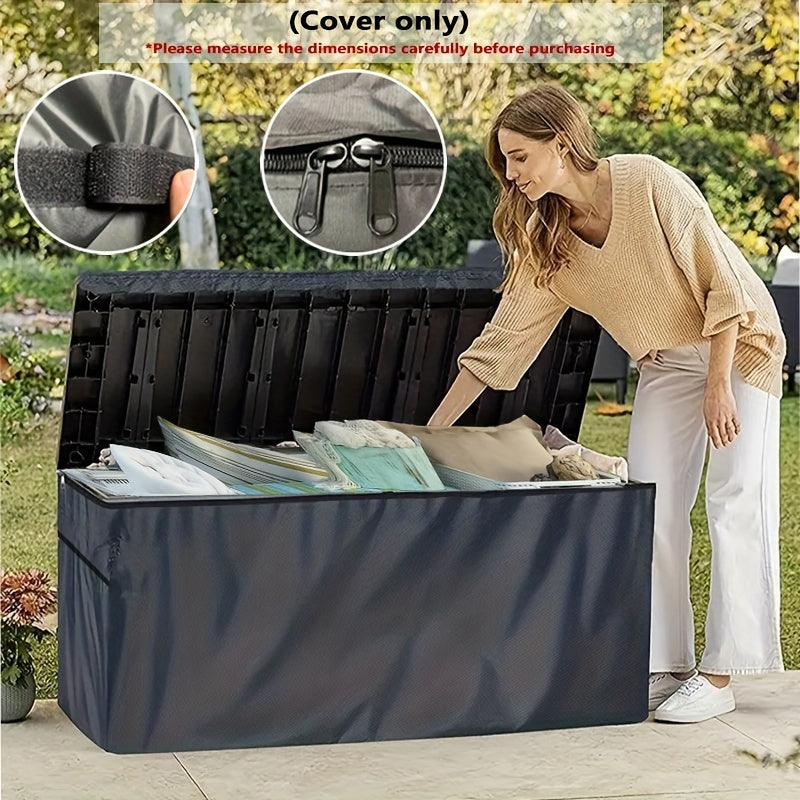 Deck Box Cover Heavy Duty Waterproof | Outdoor Storage Cabinet Patio — image 5