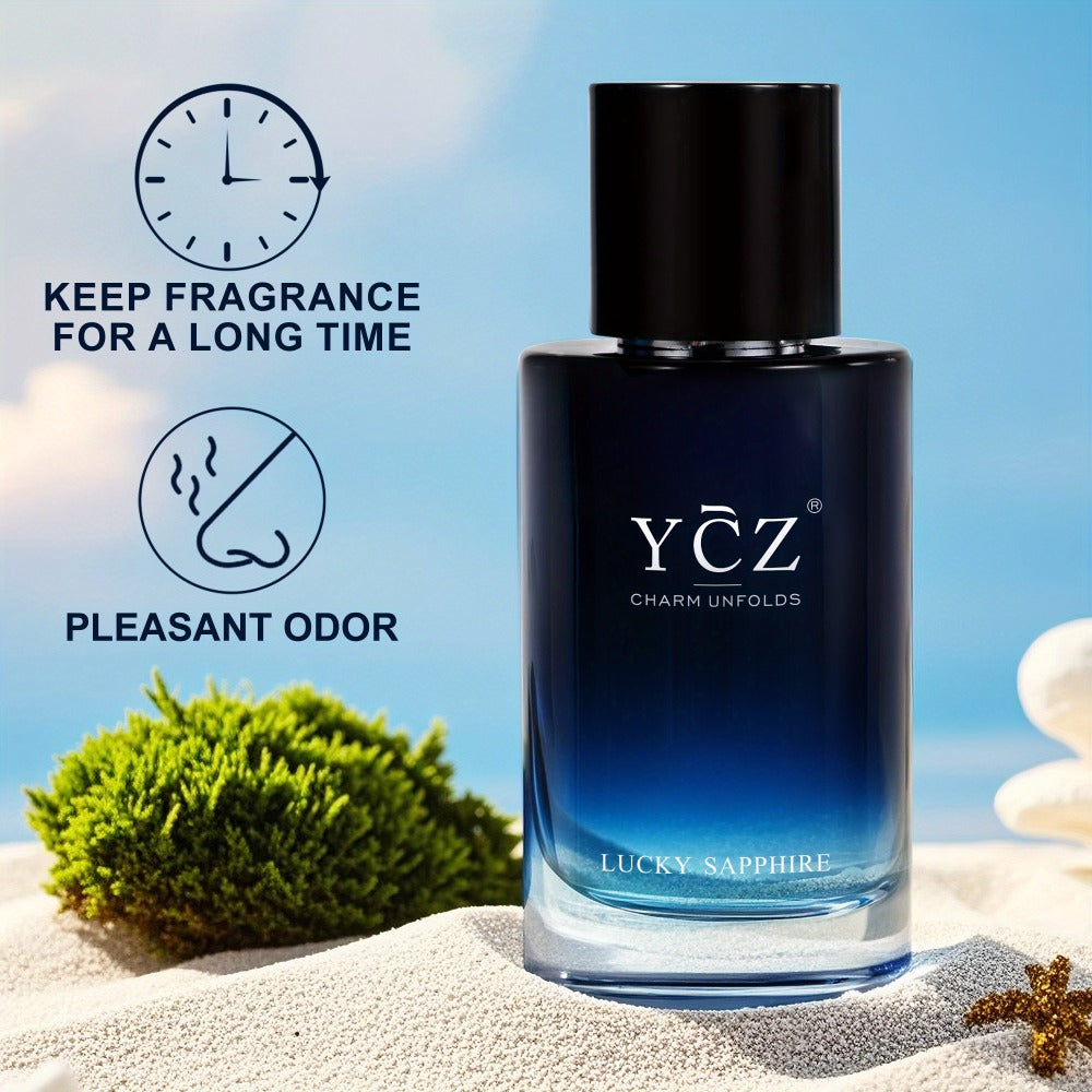 Eau de Toilette for Men, YCZ Barbarism Cologne Spray, Natural Masculine Woody Fresh Scent, 3.4 fl oz 100ml Perfume Gift for H