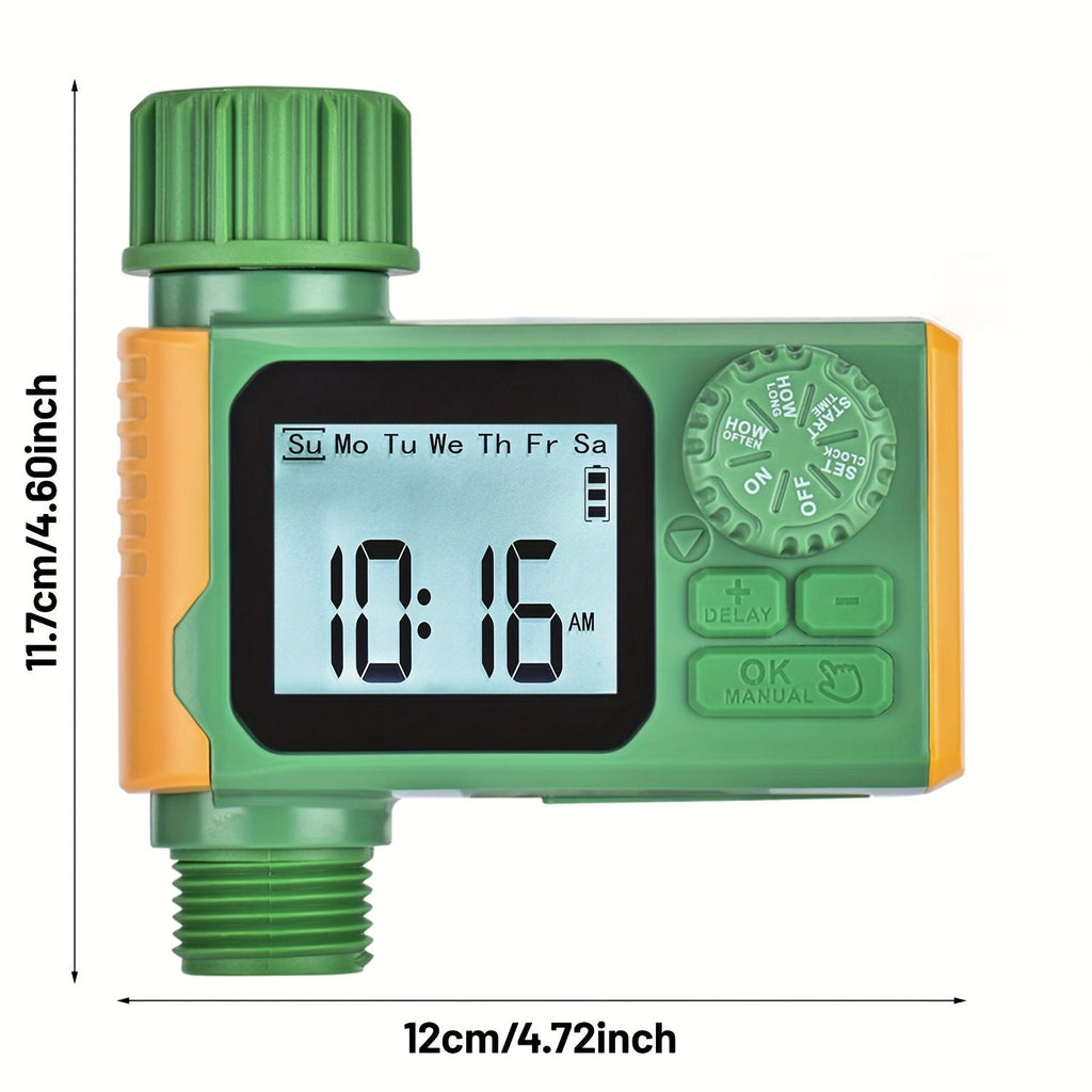 Garden Irrigation Timer Automatic Watering Controller for Lawn Farm Drip System, for Garden, Lawn and Yard Watering — image 2